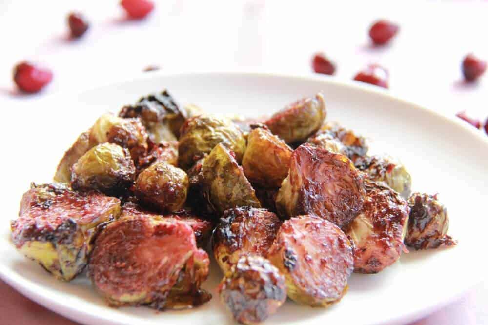 IMG_9054 Cranberry Glazed Roasted Brussel Sprouts