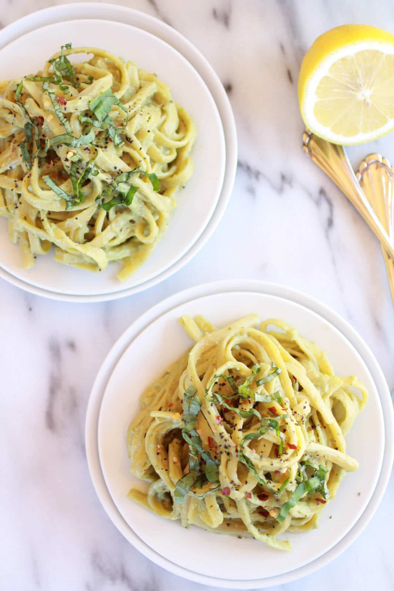 Creamy Avocado and Gouda Cheese Pasta-10