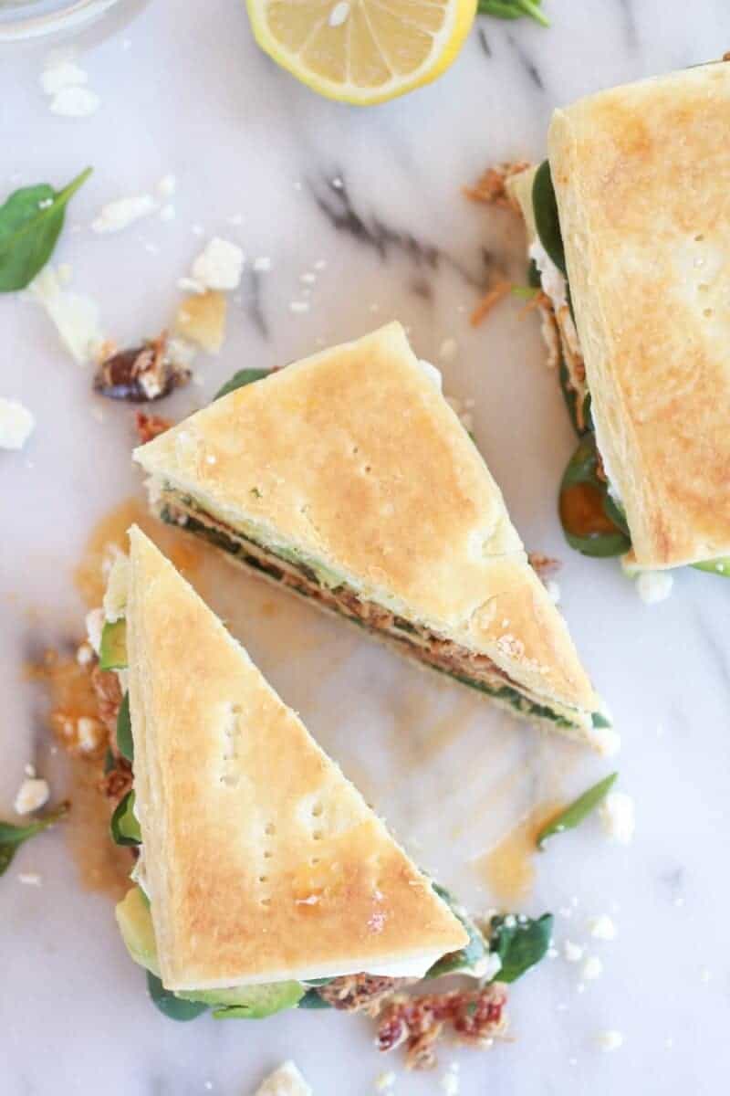 Greek Tuna Sun-Dried Tomato + Avocado Napoleon's-14