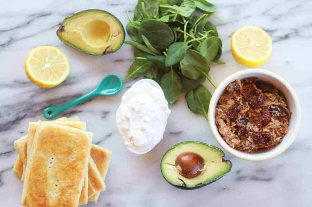 Greek Tuna Sun-Dried Tomato + Avocado Napoleon's-2