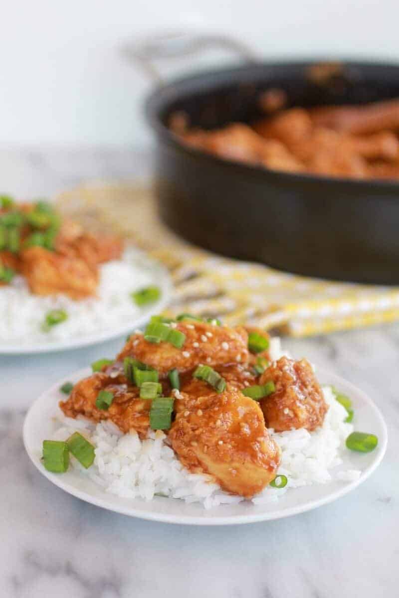 Healthier General Tso's Chicken-11