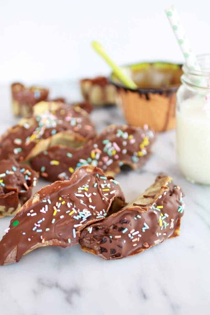 Brown Butter Crepe Ice Cream Tacos https://fatburn.fit/