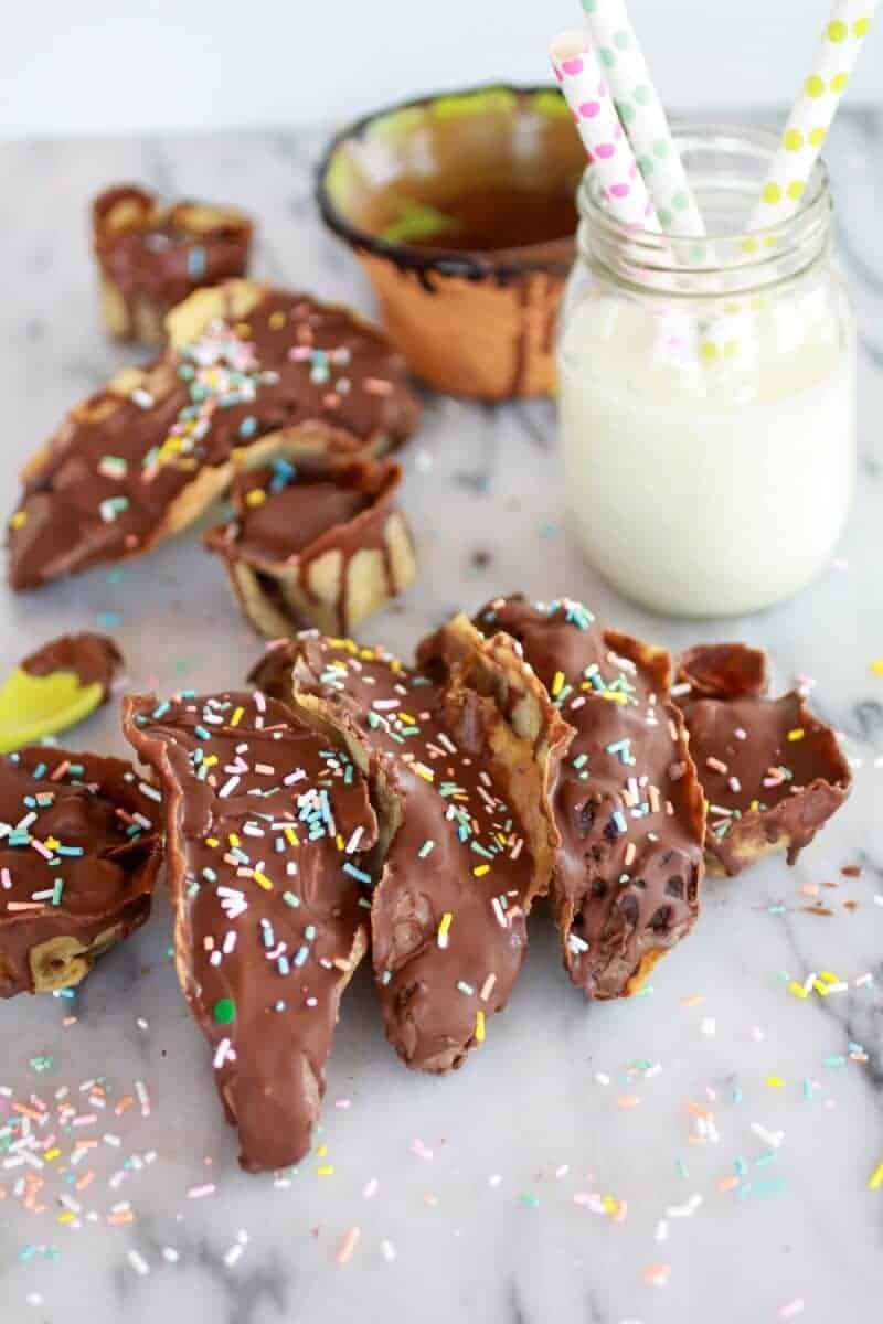 Brown Butter Crepe Ice Cream Tacos https://fatburn.fit/