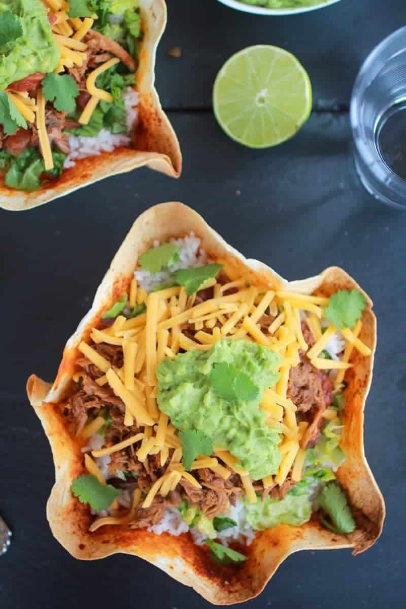 Crockpot Carnitas Tortilla Burrito Bowl https://fatburn.fit/