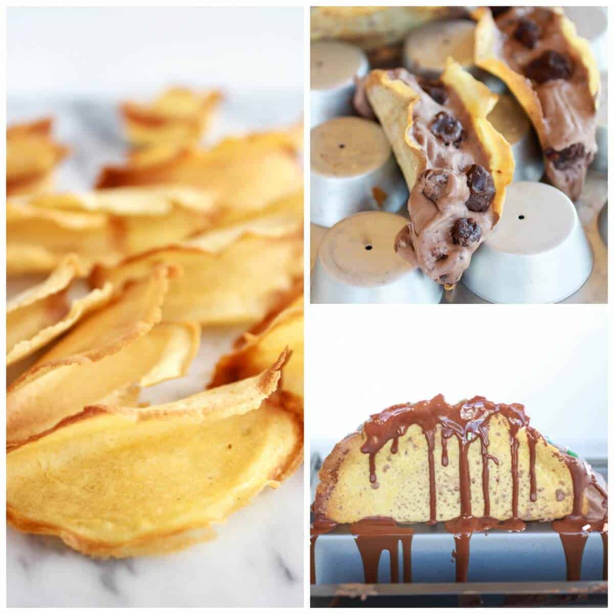 Brown Butter Crepe Ice Cream Tacos https://fatburn.fit/