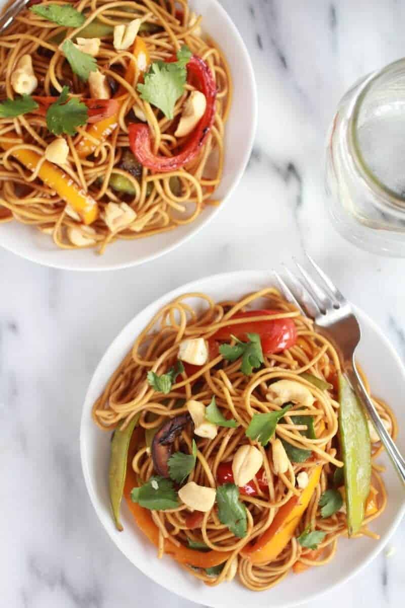 Spring Vegetable Lo Mein-11