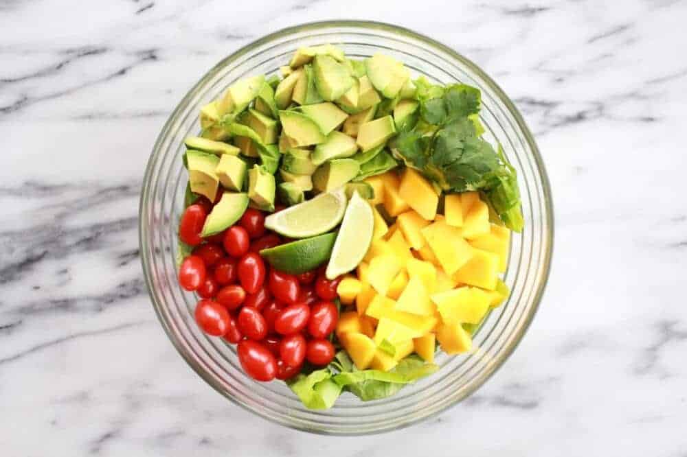 Tortilla Chip Crusted Chicken Salad with Avocado Chipotle Lime Dressing and Queso Fresco | https://fatburn.fit/