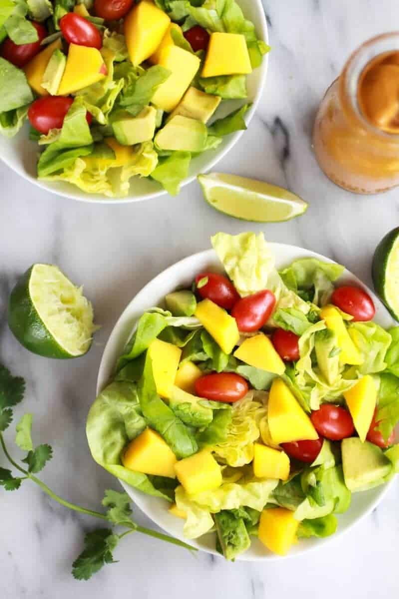 Tortilla Chip Crusted Chicken Salad with Avocado Chipotle Lime Dressing and Queso Fresco | https://fatburn.fit/