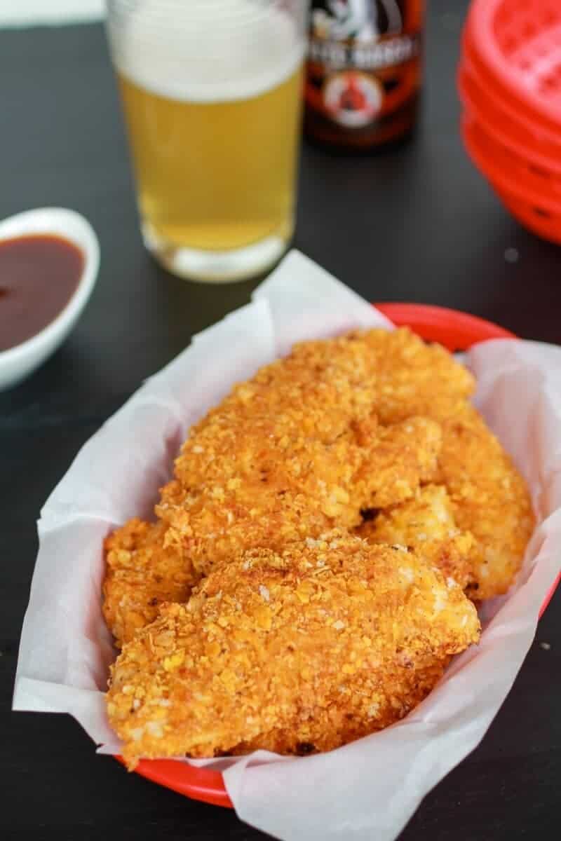 Cajun BBQ Cheddar Chicken Fingers | https://fatburn.fit/