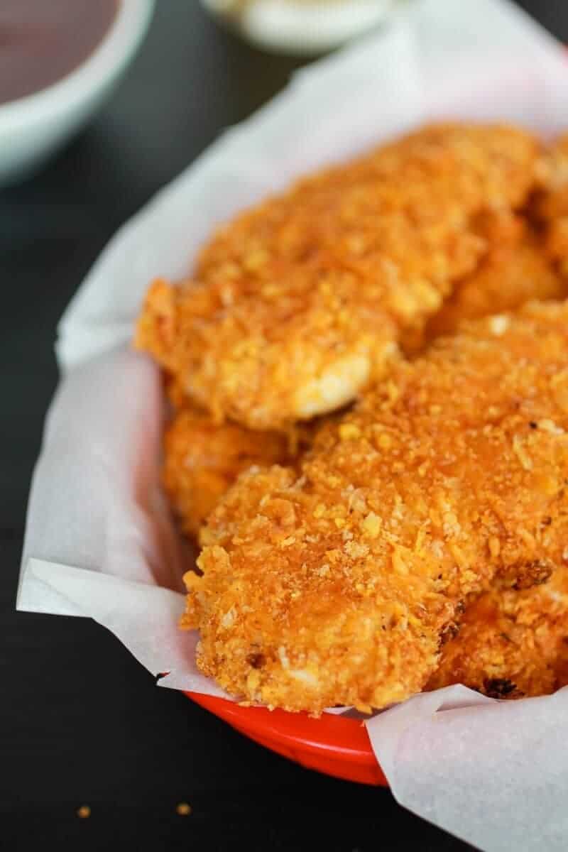 Cajun BBQ Cheddar Chicken Fingers | https://fatburn.fit/