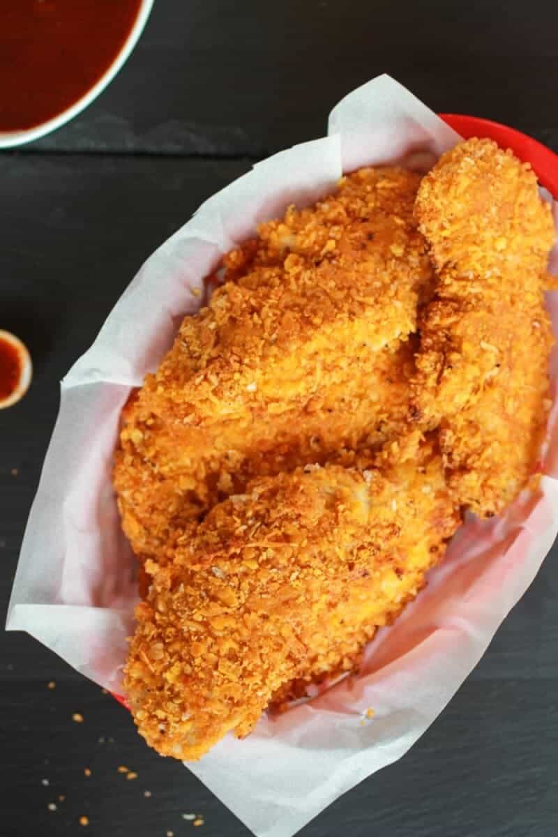 Cajun BBQ Cheddar Chicken Fingers | https://fatburn.fit/