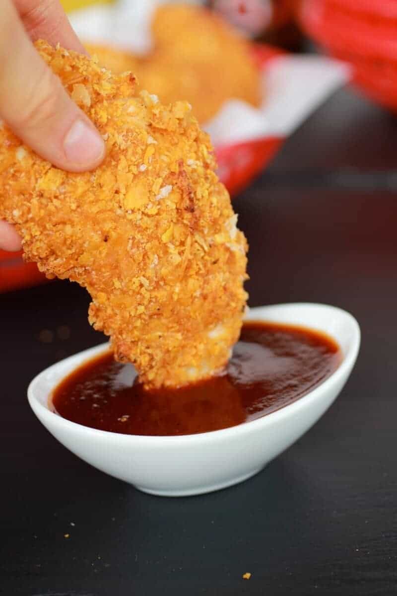 Cajun BBQ Cheddar Chicken Fingers | https://fatburn.fit/