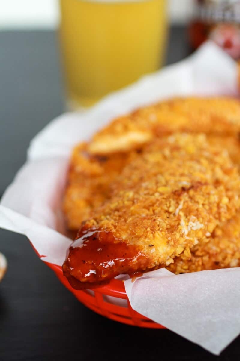 Cajun BBQ Cheddar Chicken Fingers | https://fatburn.fit/