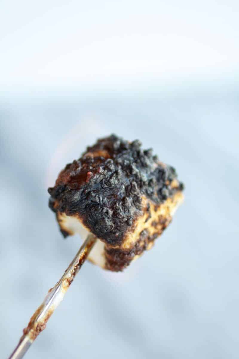 Toasted S'more Chocolate Fudge Ice Cream | https://fatburn.fit/