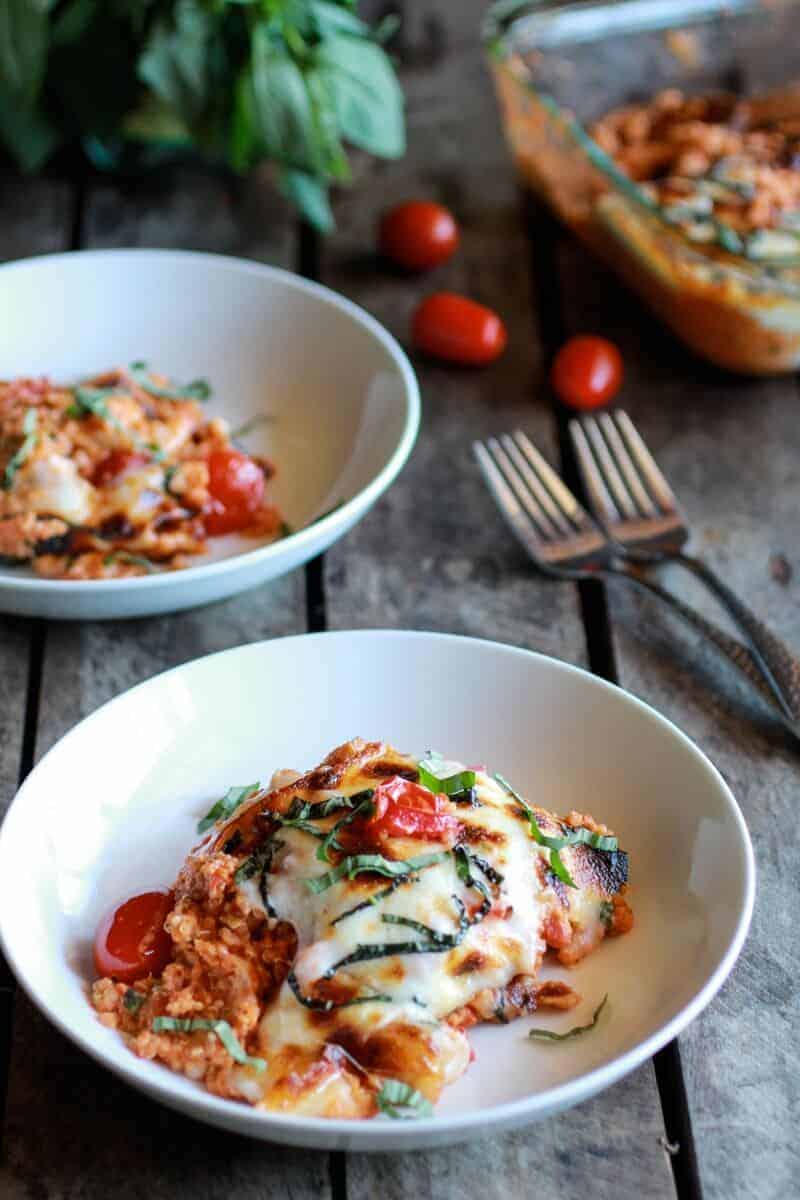 Creamy Caprese Quinoa Bake | halfbakedharvest.com