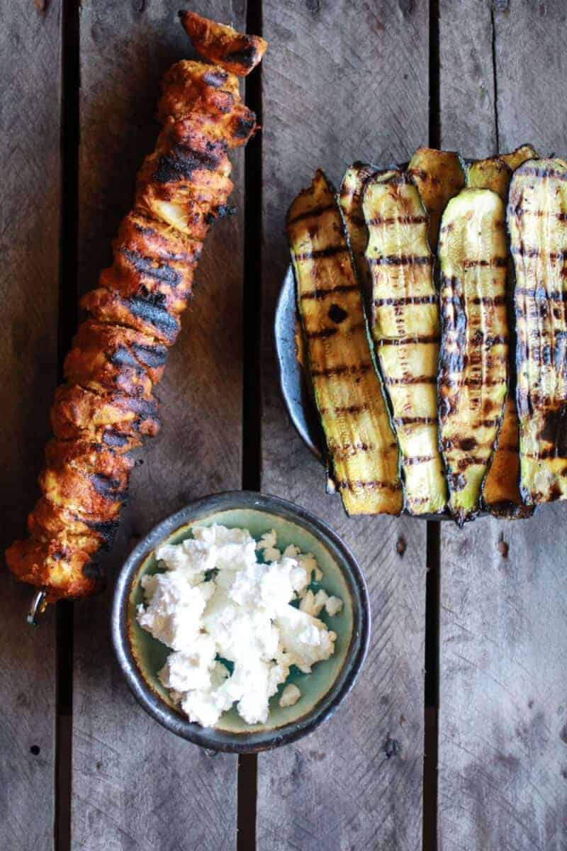 Curried Zucchini, Chicken and Goat Cheese Rolls with Cashew Mango Fried Rice | halfbakedharvest.com