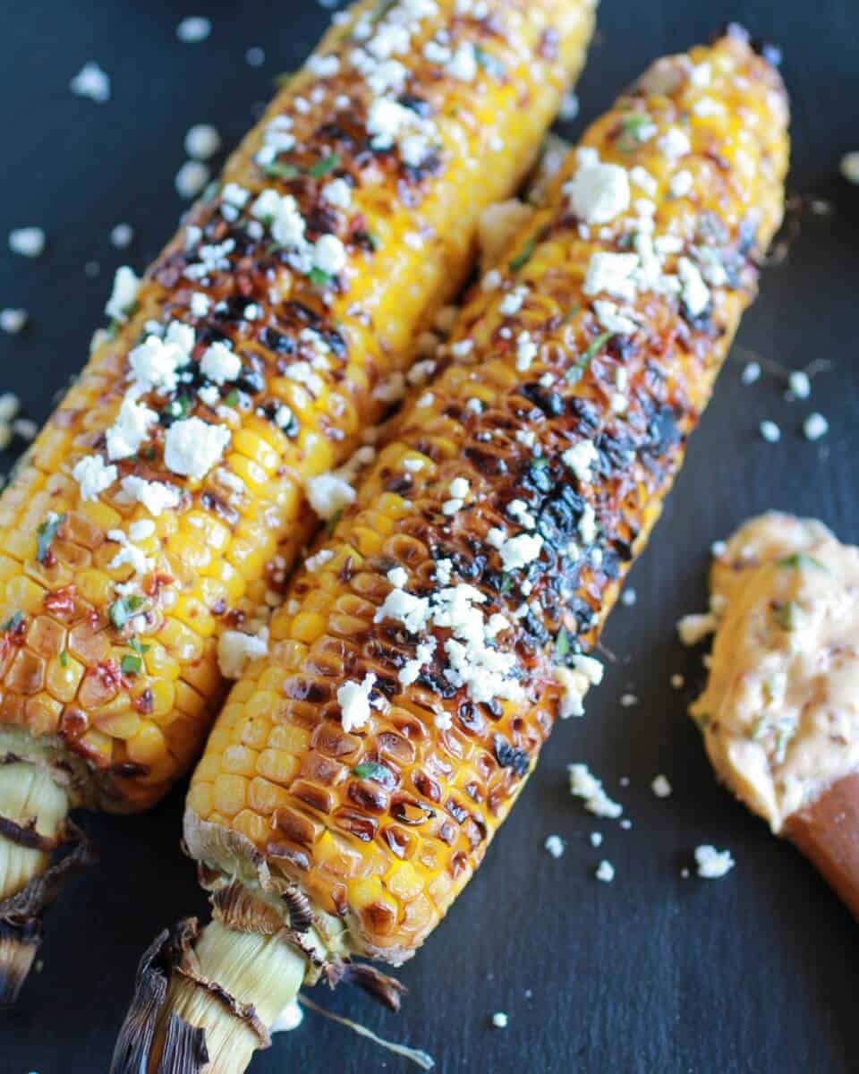Exactly How I Grill My Corn + Chipotle Lime and Cotija Cheese Butter | halfbakedharvest.com