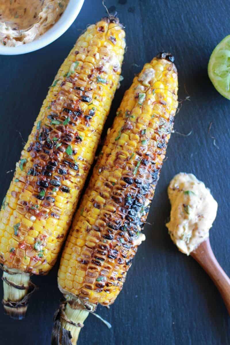 Exactly How I Grill My Corn + Chipotle Lime and Cotija Cheese Butter | halfbakedharvest.com