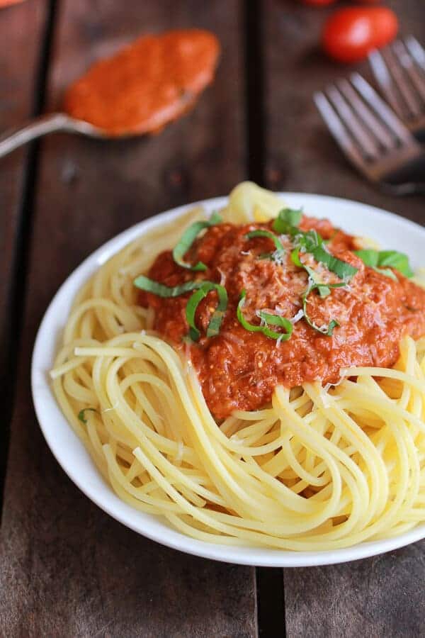 Crockpot Brown Butter Marinara Sauce | halfbakedharvest.com