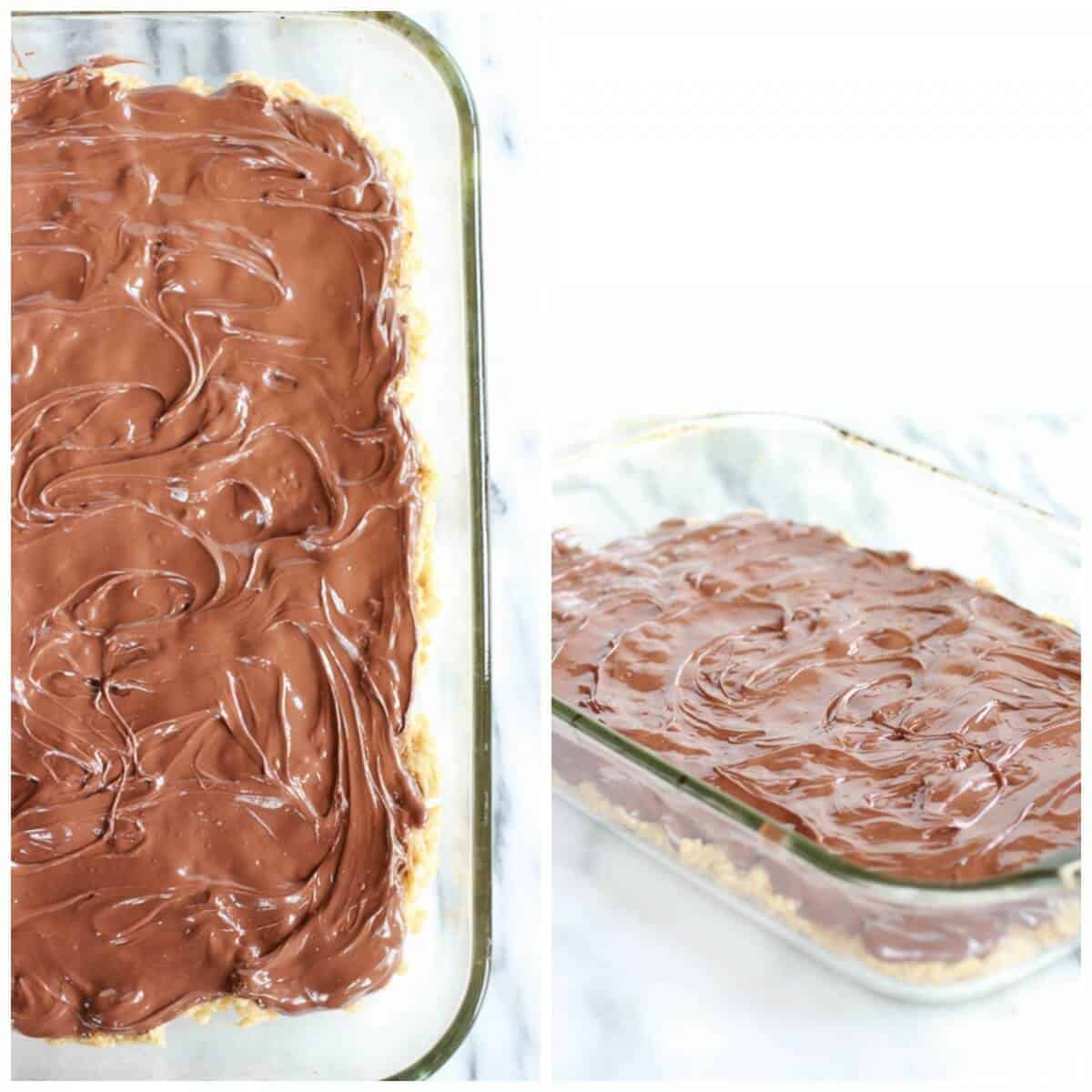 Brown Butter Vanilla Bean and Nutella Swirled Rice Krispie Treats | halfbakedharvest.com