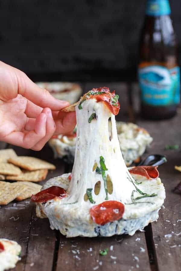 Roasted Cauliflower White Pizza Dip | halfbakedharvest.com