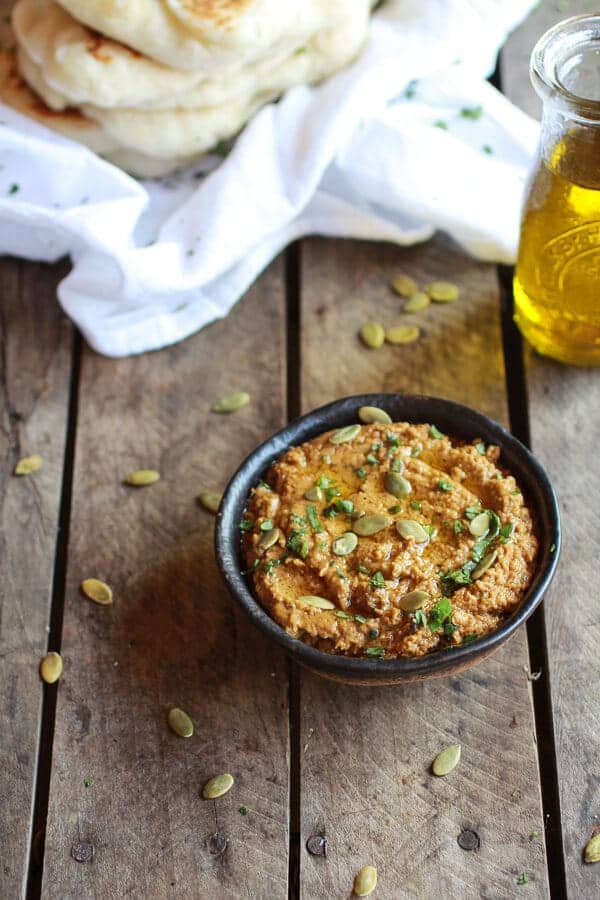 Roasted Pumpkin Seed Hummus | halfbakedharvest.com