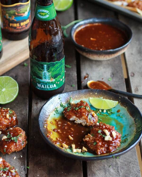 Sweet and Sour Sticky Thai Boneless Oven Baked Chicken Wings | halfbakedharvest.com