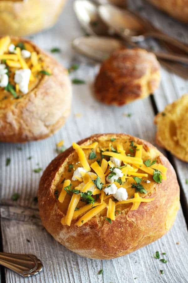 Curried Butternut Squash Broccoli Cheddar and Goat Cheese Soup |halfbakedharvest.com @hbharvest