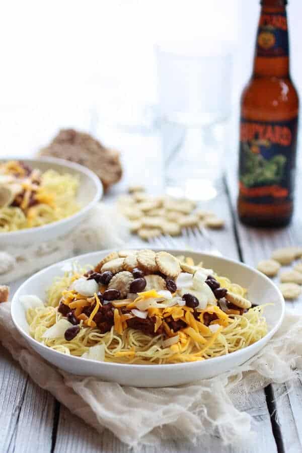 Healthier One-Pot Cincinnati Chicken Chili | halfbakedharvest.com