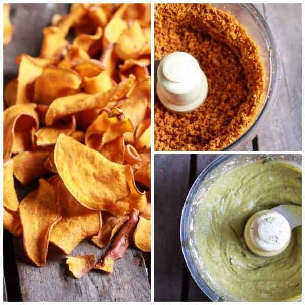 Roasted Pumpkin Chipotle Cheddar Tots with Avocado Blue Cheese Ranch | halfbakedharvest.com