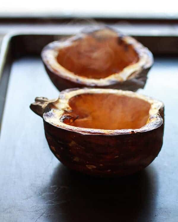 Roasted Pumpkin Chipotle Cheddar Tots with Avocado Blue Cheese Ranch | halfbakedharvest.com