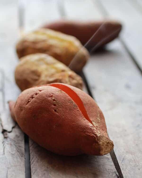 Steak Fajita Stuffed Baked Potatoes with Avocado Chipotle Crema | halfbakedharvest.com