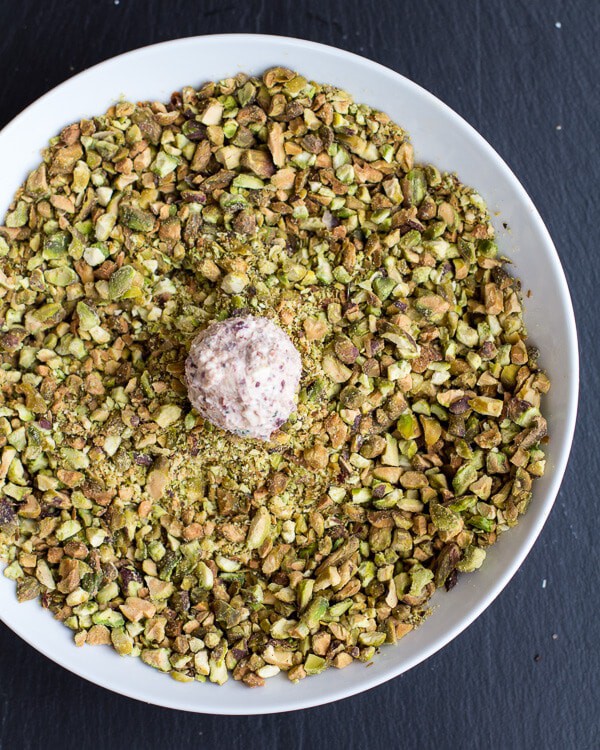 Crazy Greek Feta, Sun-Dried Tomato and Pistachio Truffles | halfbakedharvest.com