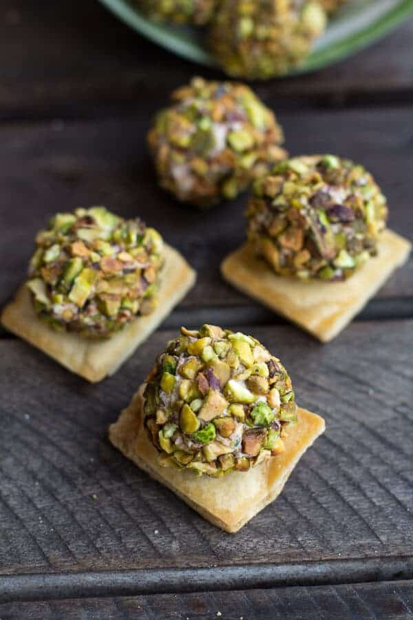 Crazy Greek Feta, Sun-Dried Tomato and Pistachio Truffles | halfbakedharvest.com
