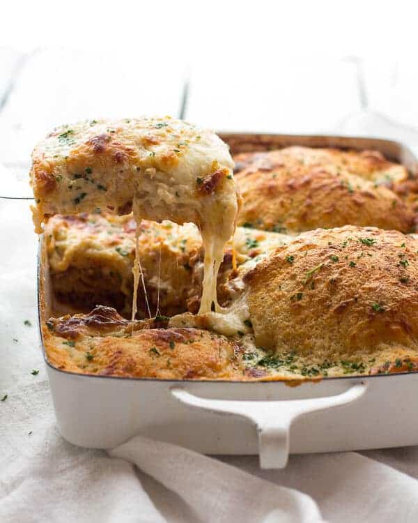 Extra Cheesy Classic Homemade Lasagna | halfbakedharvest.com