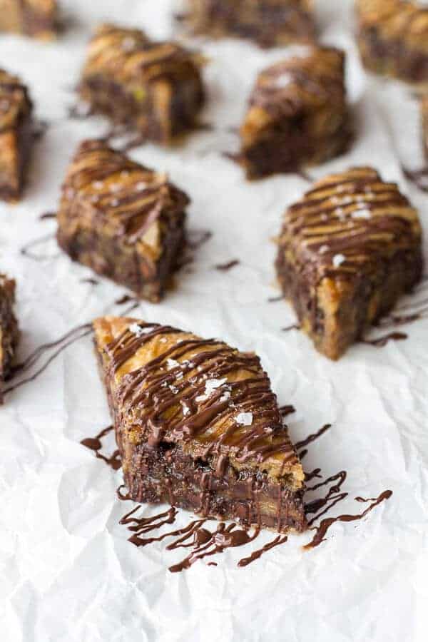 Salted Chocolate Chip Cookie Baklava | halfbakedharvest.com