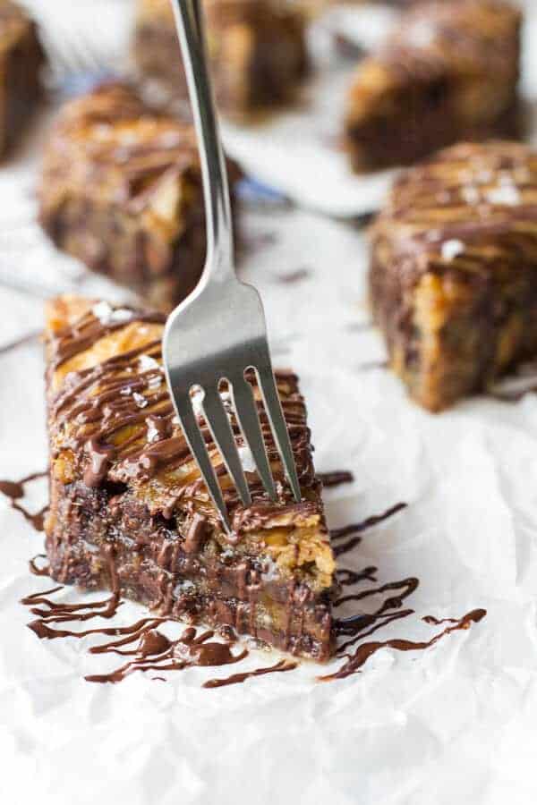 Salted Chocolate Chip Cookie Baklava | halfbakedharvest.com
