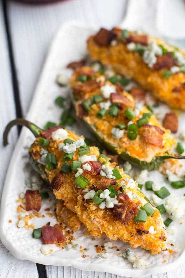 Buffalo Chicken Jalapeño Poppers | halfbakedharvest.com