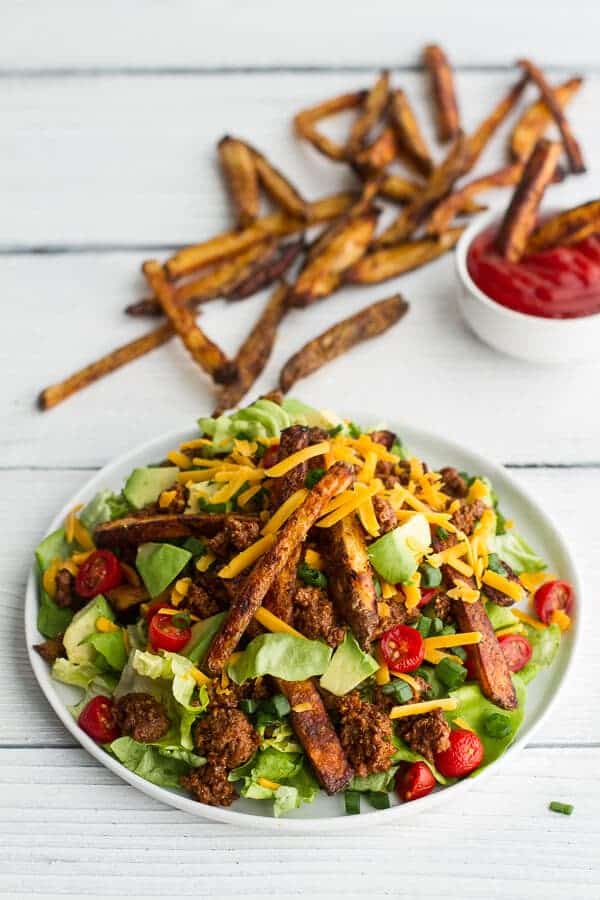 Loaded Cheeseburger Salad | halfbakedharvest.com