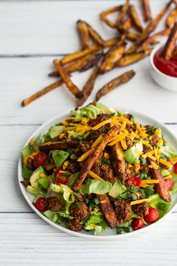Loaded Cheeseburger Salad | halfbakedharvest.com