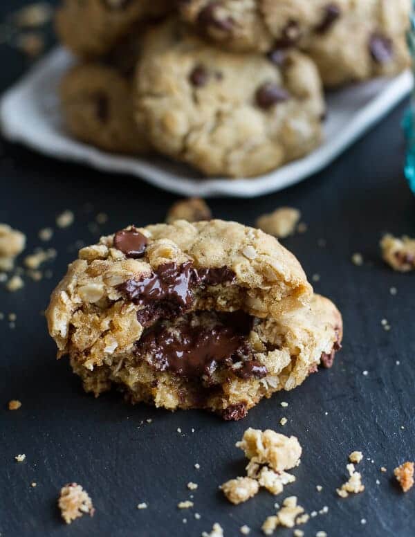 Best Oatmeal Chocolate Chip Cookies Around | halfbakedharvest.com