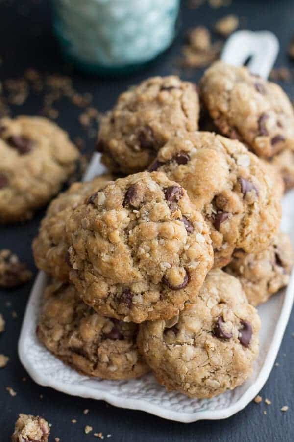 Best Oatmeal Chocolate Chip Cookies Around | halfbakedharvest.com