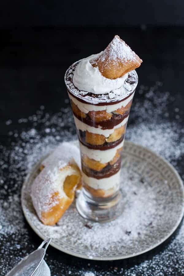 Beignets Tiramisu with chocolate Ganache | halfbakedharvest.com