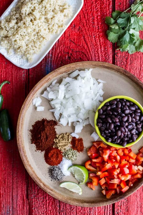 Cheesy Black Bean + Quinoa Taco Bake | halfbakedharvest.com