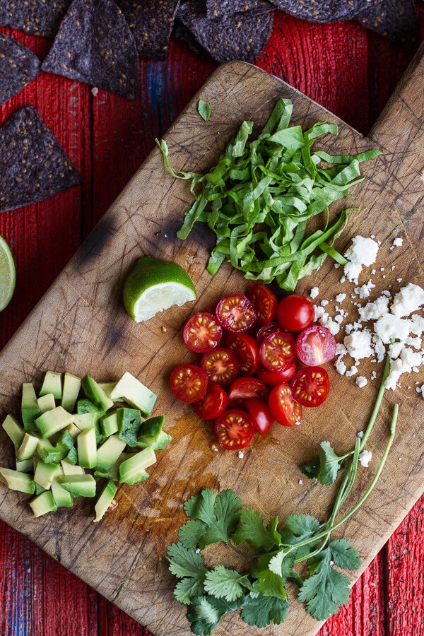 Cheesy Black Bean + Quinoa Taco Bake | halfbakedharvest.com