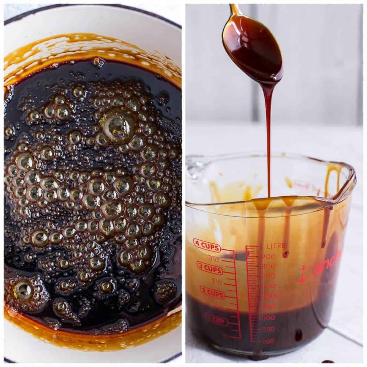 Mini Chocolate Stout Brownie Sundae Floats with Burnt Irish Caramel + Hot Fudge | halfbakedharvest.com