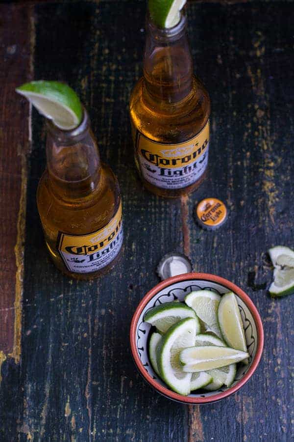 Chipotle Mahi Mahi Burrito Bowls w/ Coconut Lime Rice + Strawberry-Mango Salsa | halfbakedharvest.com