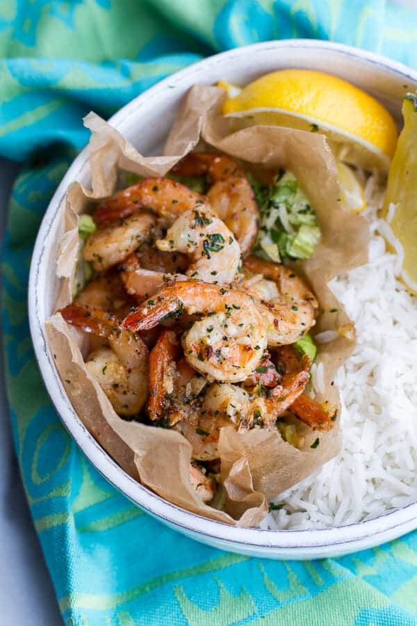 Hawaiian Shrimp Truck Special (Garlic Lemon Butter Shrimp) | halfbakedharvest.com