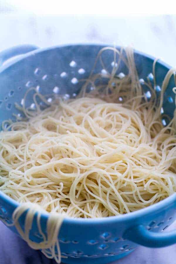 20 Minute Brown Butter Chunky Basil Pesto Pasta | halfbakedharvest.com