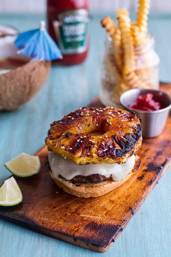 Aloha Burgers with Island Jerk Pineapple | halfbakedharvest.com